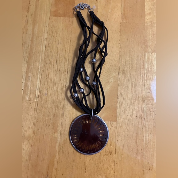 Silpada Jewelry Silpada Leather Strips Necklace Poshmark